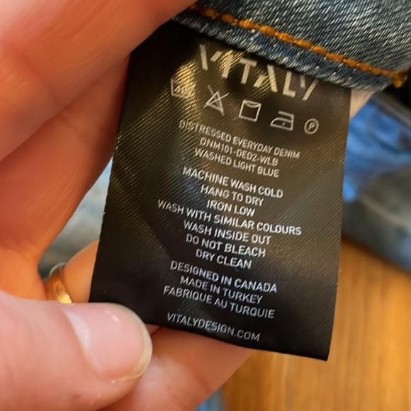 Vitaly light wash distressed jeans size 32 - Picture 6 of 9